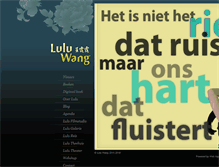 Tablet Screenshot of luluwang.nl